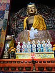 Buddha statue in Samten Choling Monastery