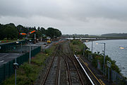 Glounthaune railway station in 2008 before the Midleton line was reopened