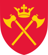 Coat of arms of Hordaland County (1961-2019)