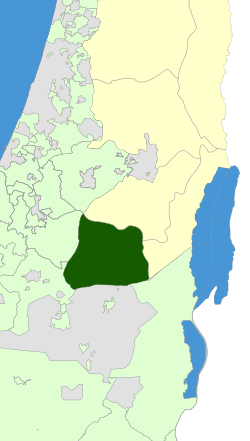 Location of Har Hevron