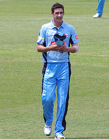 Starc playing for New South Wales in 2011