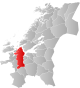 Orkland within Trøndelag