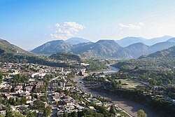 The city of Muzaffarabad, Azad Kashmir