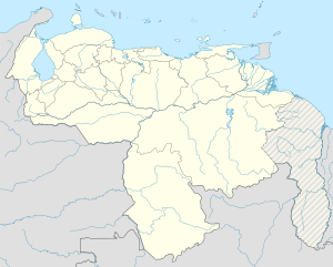 Map showing the location of Sir Arthur McGregor Municipality within Venezuela