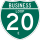 Business Interstate 20-E marker