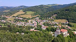 Aerial view of Feistritz am Wechsel