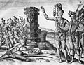 Image 8Timucua Indians at a column erected by the French in 1562 (from History of Florida)