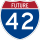 Future Interstate 42 marker