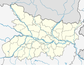 Map showing the location of Valmiki National Park