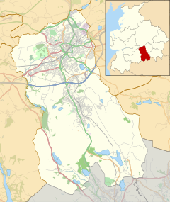 Belmont is located in Blackburn with Darwen