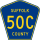 County Route 50C marker