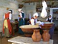 Dairymaids in the Kentwell dairy