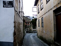 Old paved street