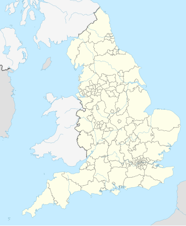 1907–08 Football League is located in England