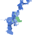 2019 Tampa Mayoral runoff election by precinct