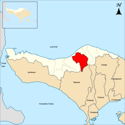 Location of Sukasada within Buleleng