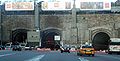 Entrance to the Lincoln Tunnel in New Jersey