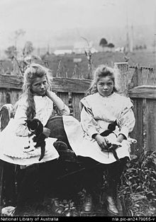 Childhood photo of the Corkhill sisters