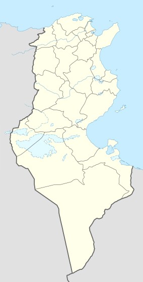 Map showing the location of Sidi Toui National Park