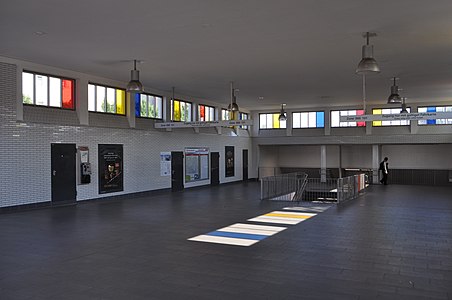 The station's ticket hall
