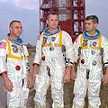 Grissom, White, and Chaffee of Apollo 1
