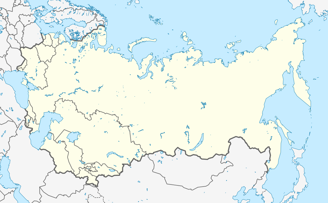 1988 Soviet First League is located in the Soviet Union