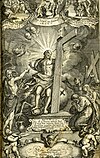 Christ risen in a Luther Bible from the 18th century