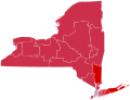 1972 United States presidential election in New York by congressional district