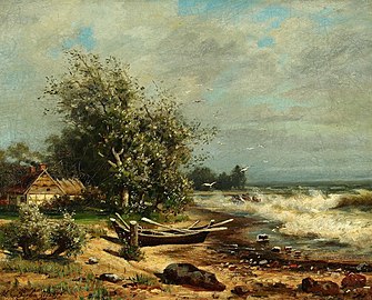 Beach Scene 1875