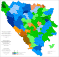 Ethnic structure of Bosnia and Herzegovina by municipalities 1971