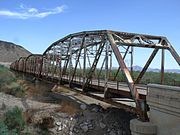 The historic Gillespie Dam Bridge