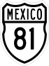 Federal Highway 81 shield