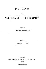 Thumbnail for Dictionary of National Biography