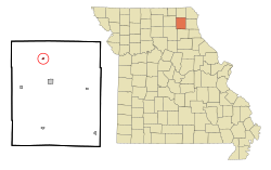 Location of Baring, Missouri