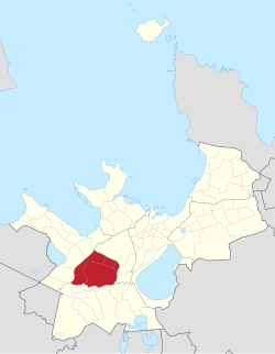 Location of Mustamäe in Tallinn.