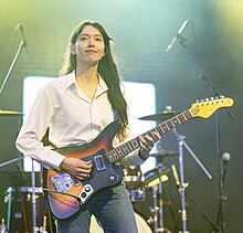 Murray performing in Singapore at the Trifecta Music Festival in 2023