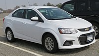 2017 Chevrolet Sonic Sedan LT (facelift, US)