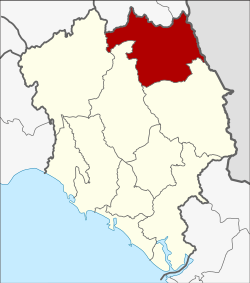 District location in Chanthaburi province