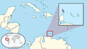 Location of Aruba