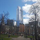 Millennium Tower on April 8, 2016. Cladding is almost complete.