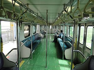 Interior of an EMU600 train