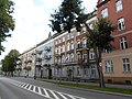Elaborate tenement houses on Mickiewicz Street