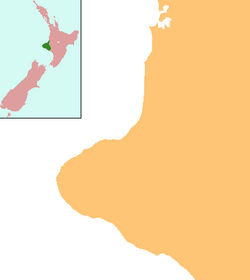 Purangi is located in Taranaki Region