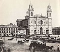 Church on Grzybowski Square in the 2nd half of the 19th century