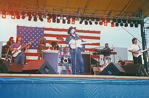 Waylon Jennings and the Waylors at the Rocky Gap festival in 1991