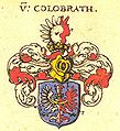 The Kolowratian coat of arms according to the Johann Siebmacher's armorial (1605)