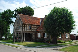 One of two Mennonite houses and the oldest standing house in Poland
