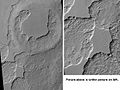 Scalloped Terrain at Peneus Patera. Scalloped terrain is quite common in some areas of Mars.