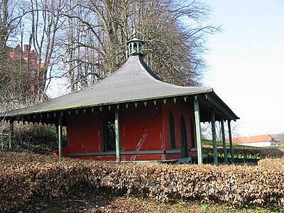 The pavilion.