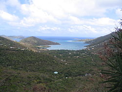 Coral Bay in St John, U.S. Virgin Islands.